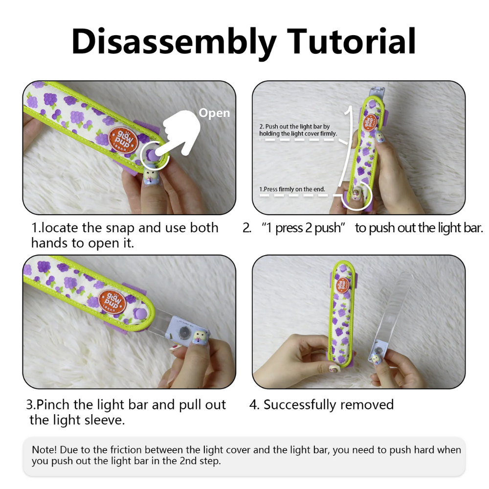 Glow Pup LED Light Band - Grape