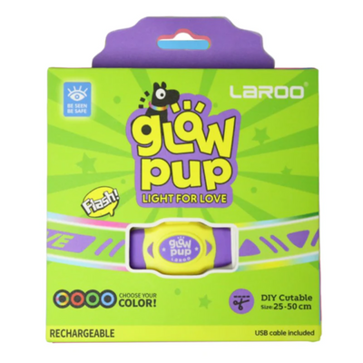 Glow Pup Rechargeable LED Collar - Purple