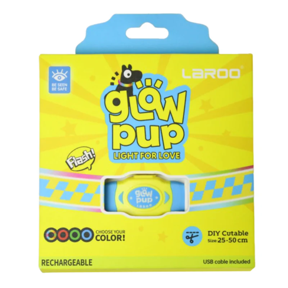 Glow Pup Rechargeable LED Collar - Blue