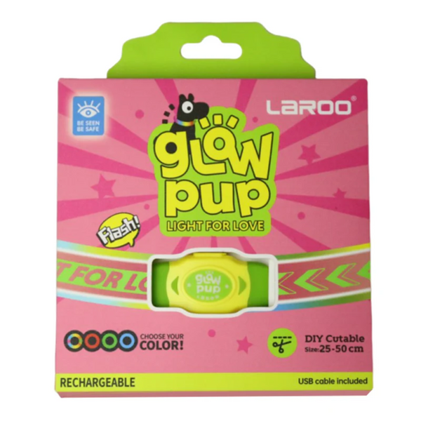 Glow Pup Rechargeable LED Collar - Green
