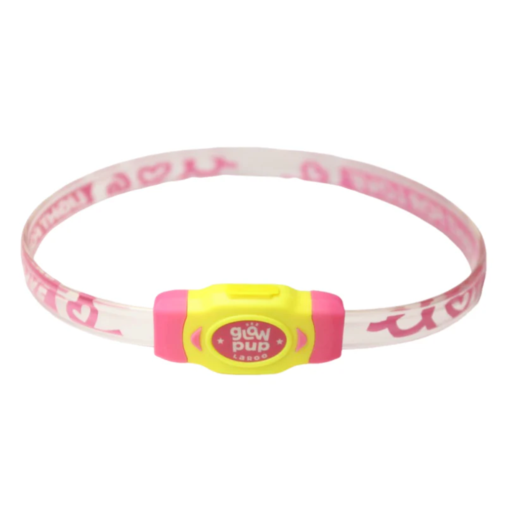 Glow Pup Rechargeable LED Collar - Pink
