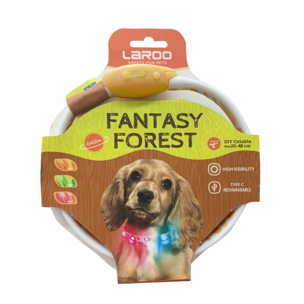 LED collar - Forest Ring - Orange