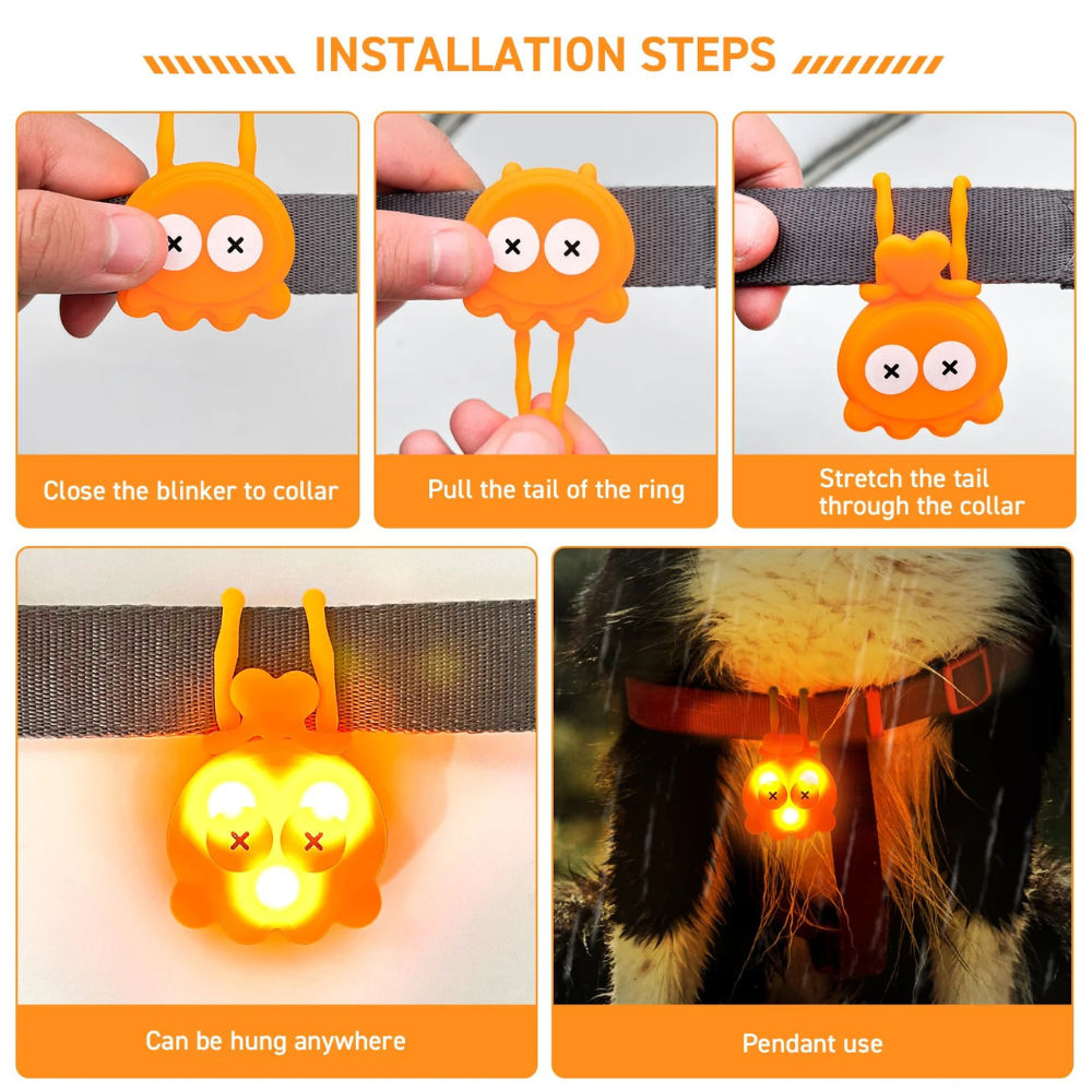 Octopus Blinker - Orange