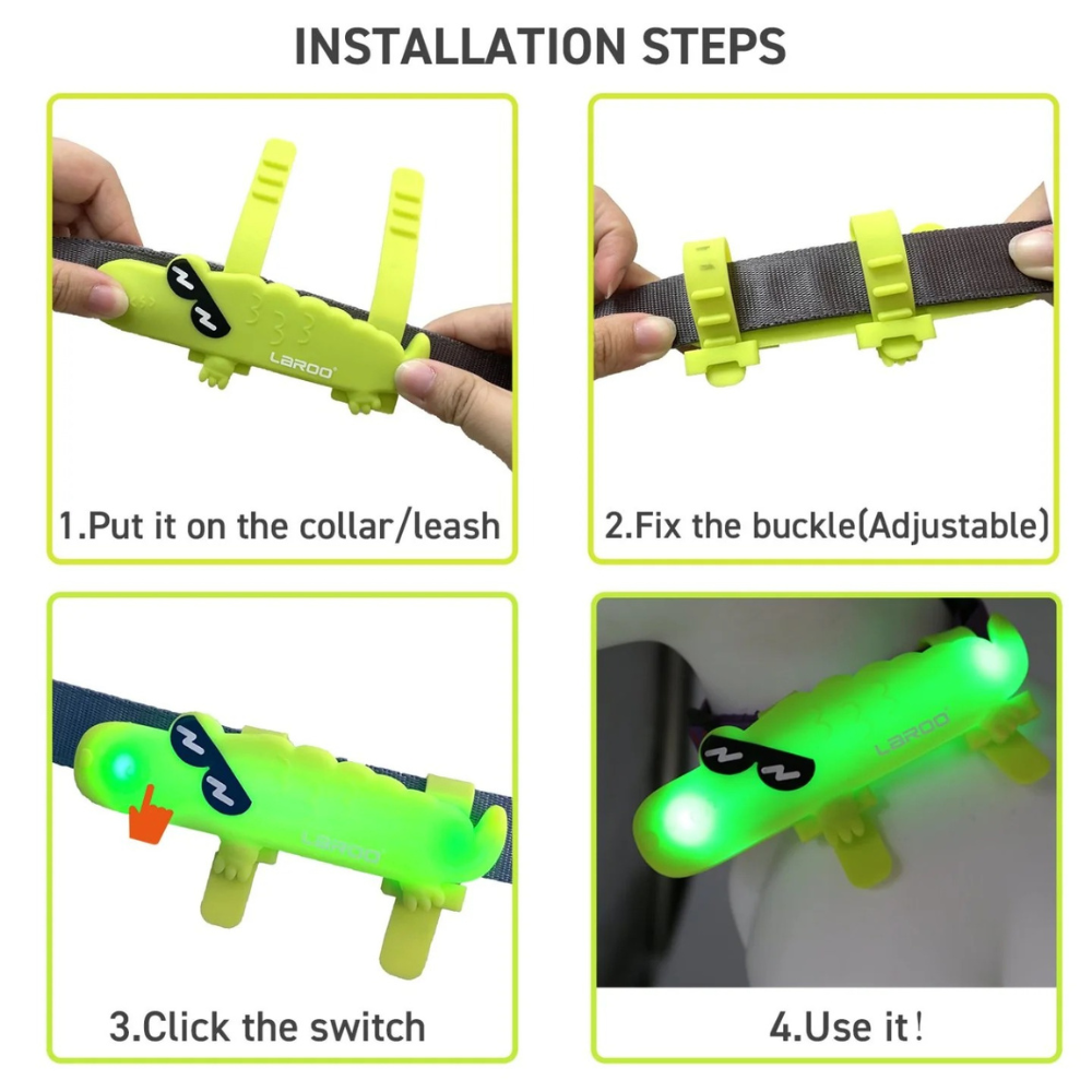 Schnappi LED Light Band - Orange
